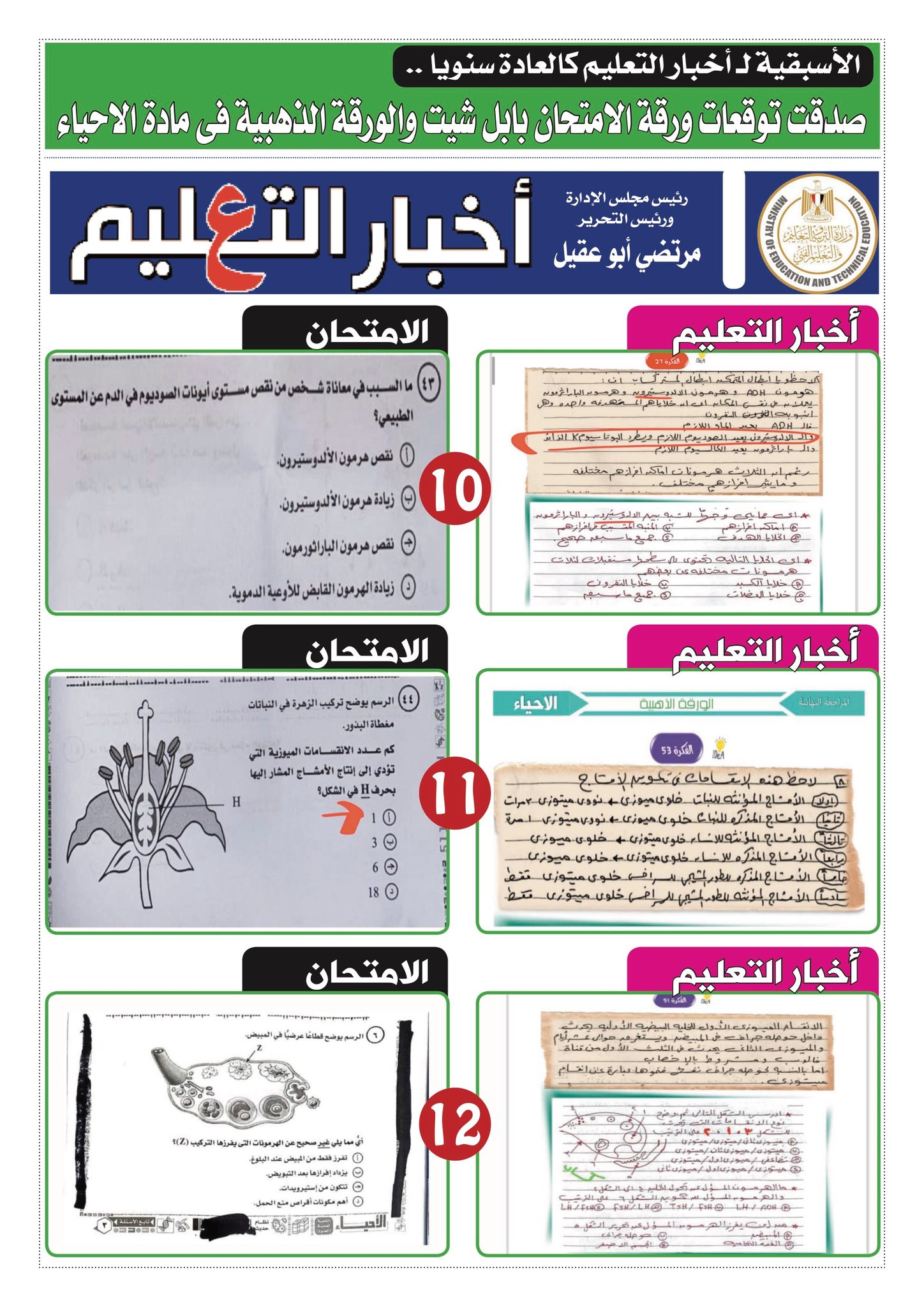 توقعات أخبار التعليم رقم 18