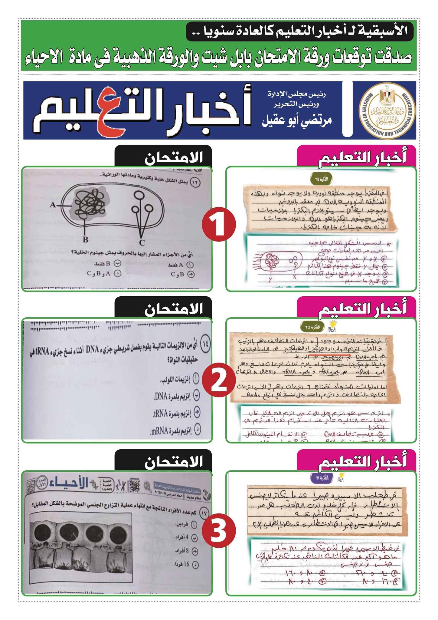 توقعات أخبار التعليم رقم 21